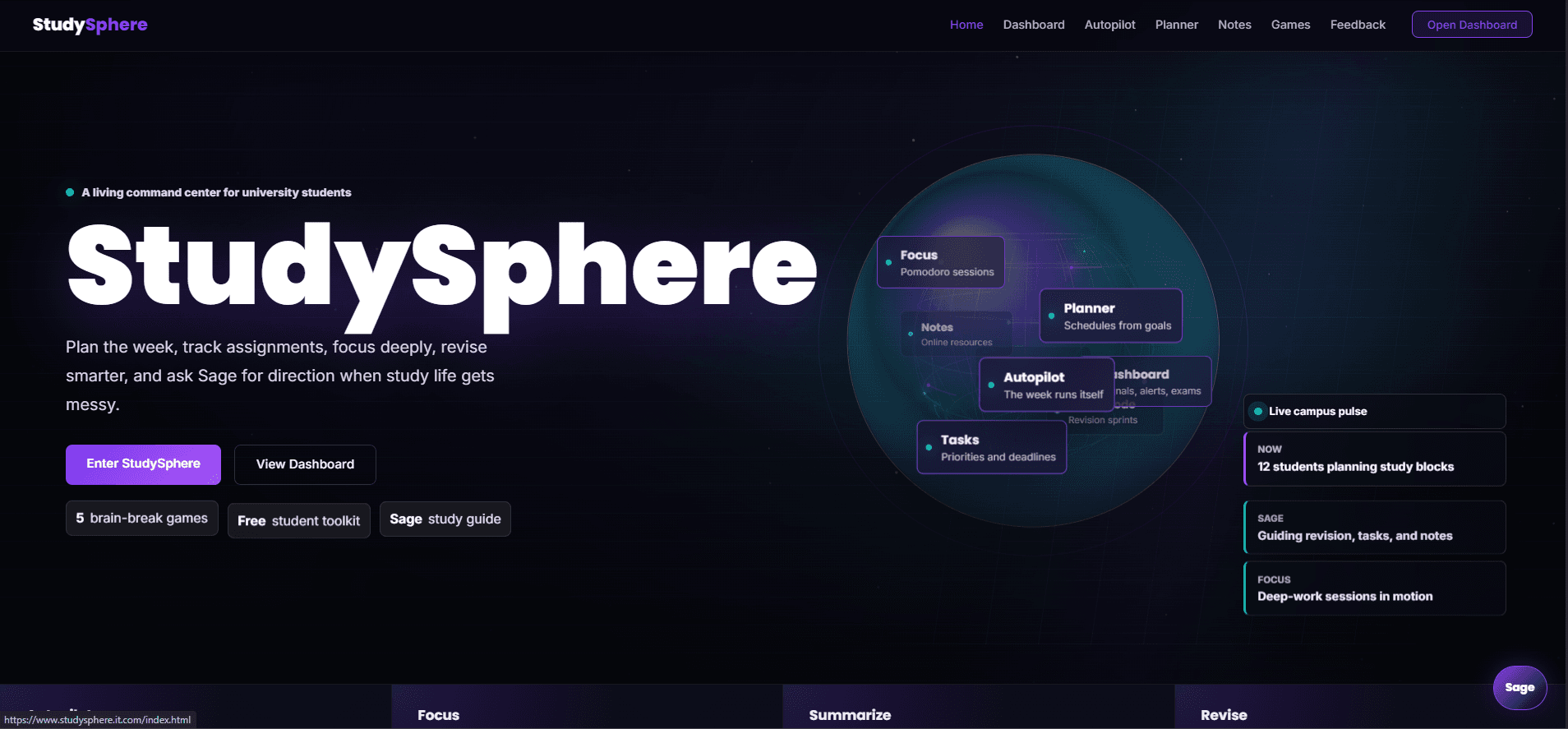 StudySphere screenshot